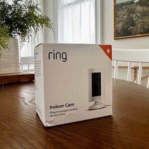 NEW Ring Indoor Security Cam 1080p HD White